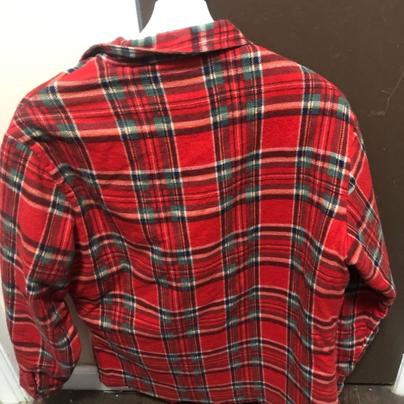Quilted Red flannel plaid warm - Picture 2 of 2